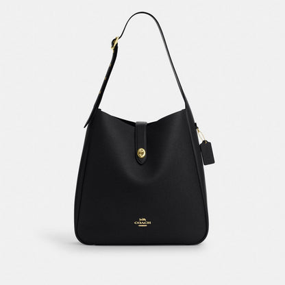 Coach Hadley Large Shoulder Bag Gold Black