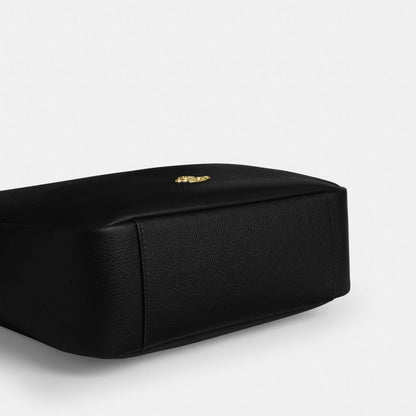 Coach Hadley Large Shoulder Bag Gold Black