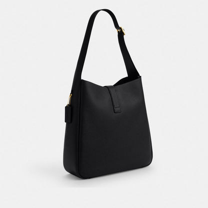 Coach Hadley Large Shoulder Bag Gold Black