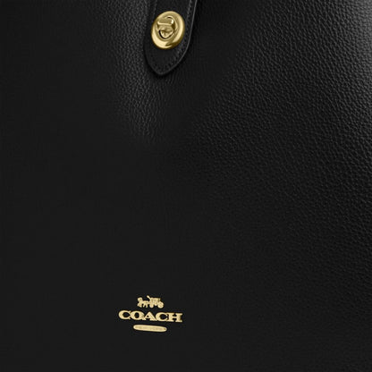 Coach Hadley Large Shoulder Bag Gold Black