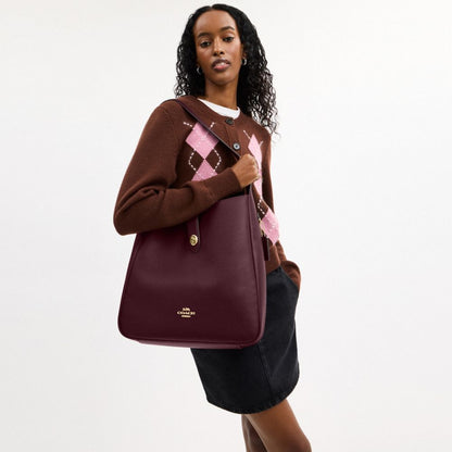 Coach Hadley Large Shoulder Bag Gold