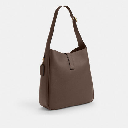 Coach Hadley Large Shoulder Bag Gold Dark Stone