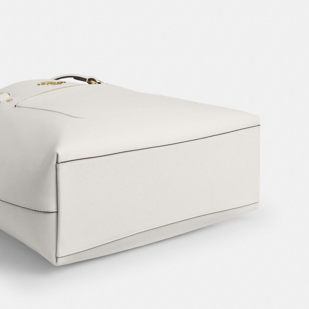 Coach Station Tote Bag Gold Chalk