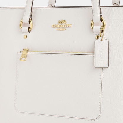 Coach Station Tote Bag Gold Chalk