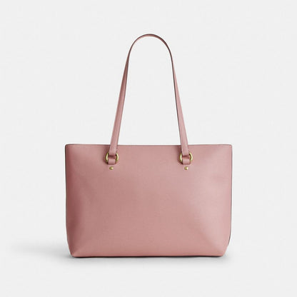 Coach Station Tote Bag Gold Carnation