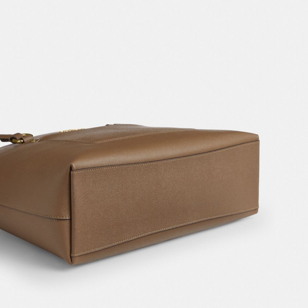 Coach Station Tote Bag Gold Dark Stone