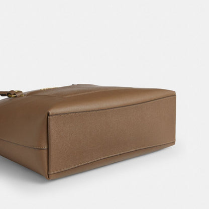 Coach Station Tote Bag Gold Dark Stone