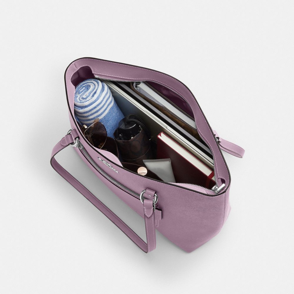 Coach Station Tote Bag Silver Jasmine