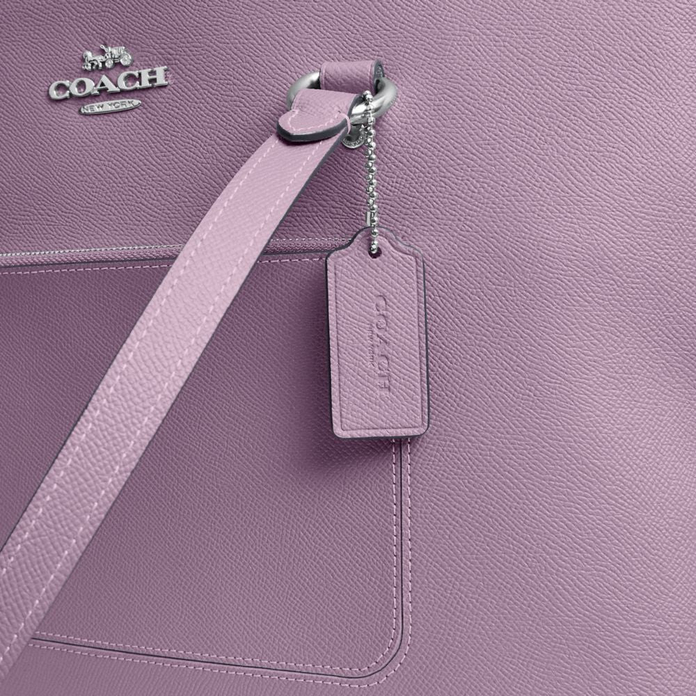 Coach Station Tote Bag Silver Jasmine