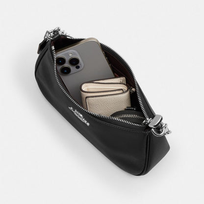 Coach Teri Shoulder Bag With Pouch Silver