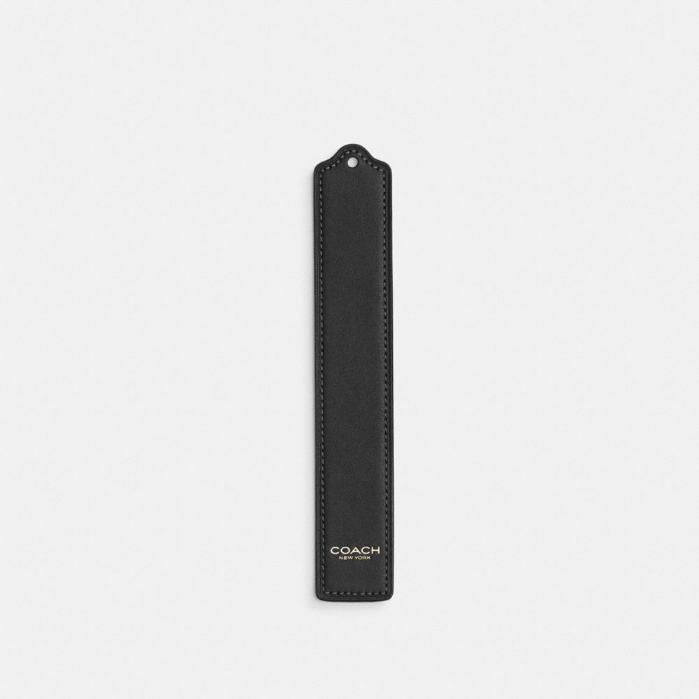 Coach Bookmark Brass Black