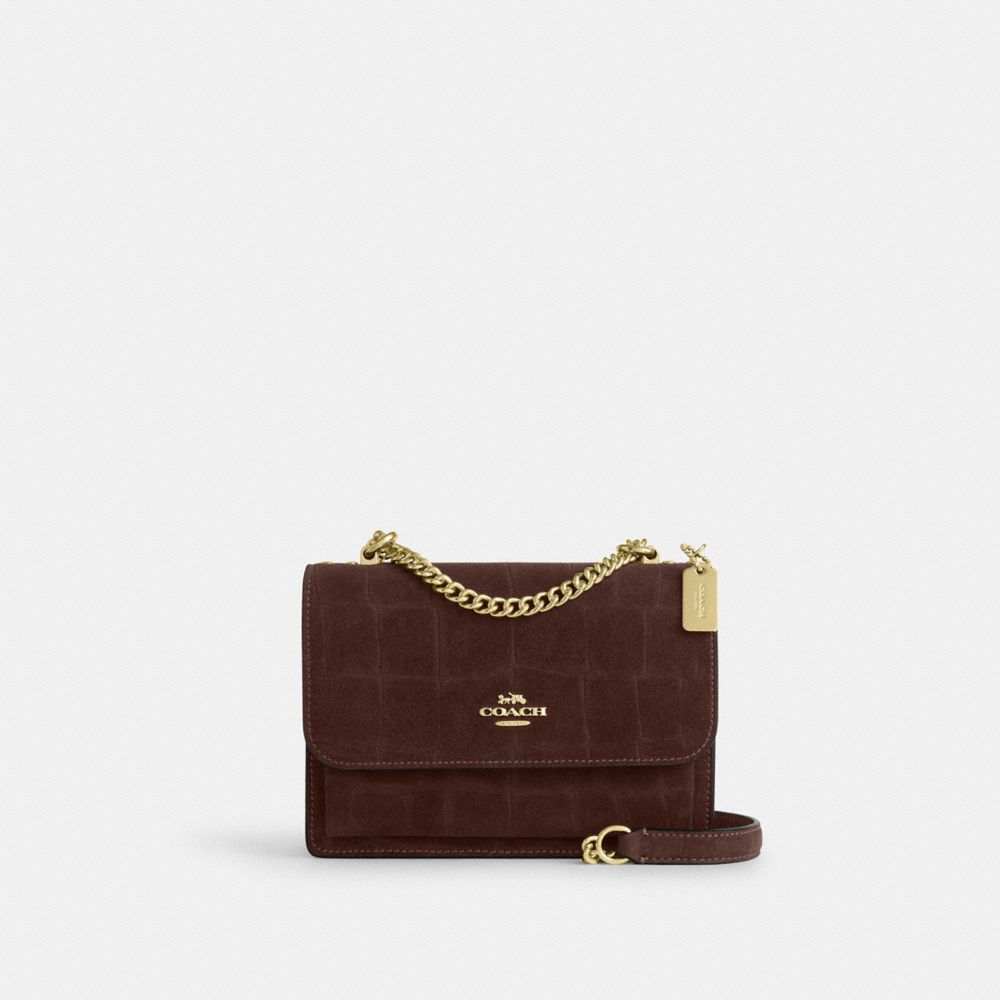 Coach Mini Klare Crossbody Bag Gold Maple