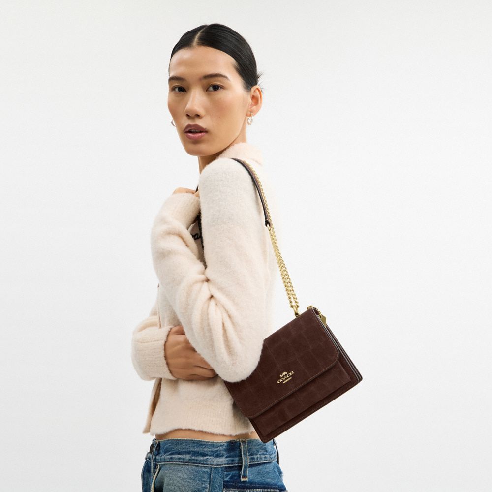 Coach Mini Klare Crossbody Bag Gold Maple