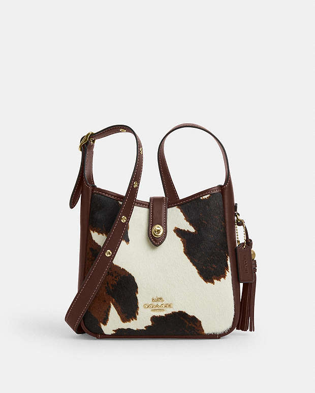 Hadley Mini Crossbody Bag With Cow Print And Tassel Cow Printed Haircalf-Im-Cow Multi Cow Printed Haircalf-Im-Cow Multi