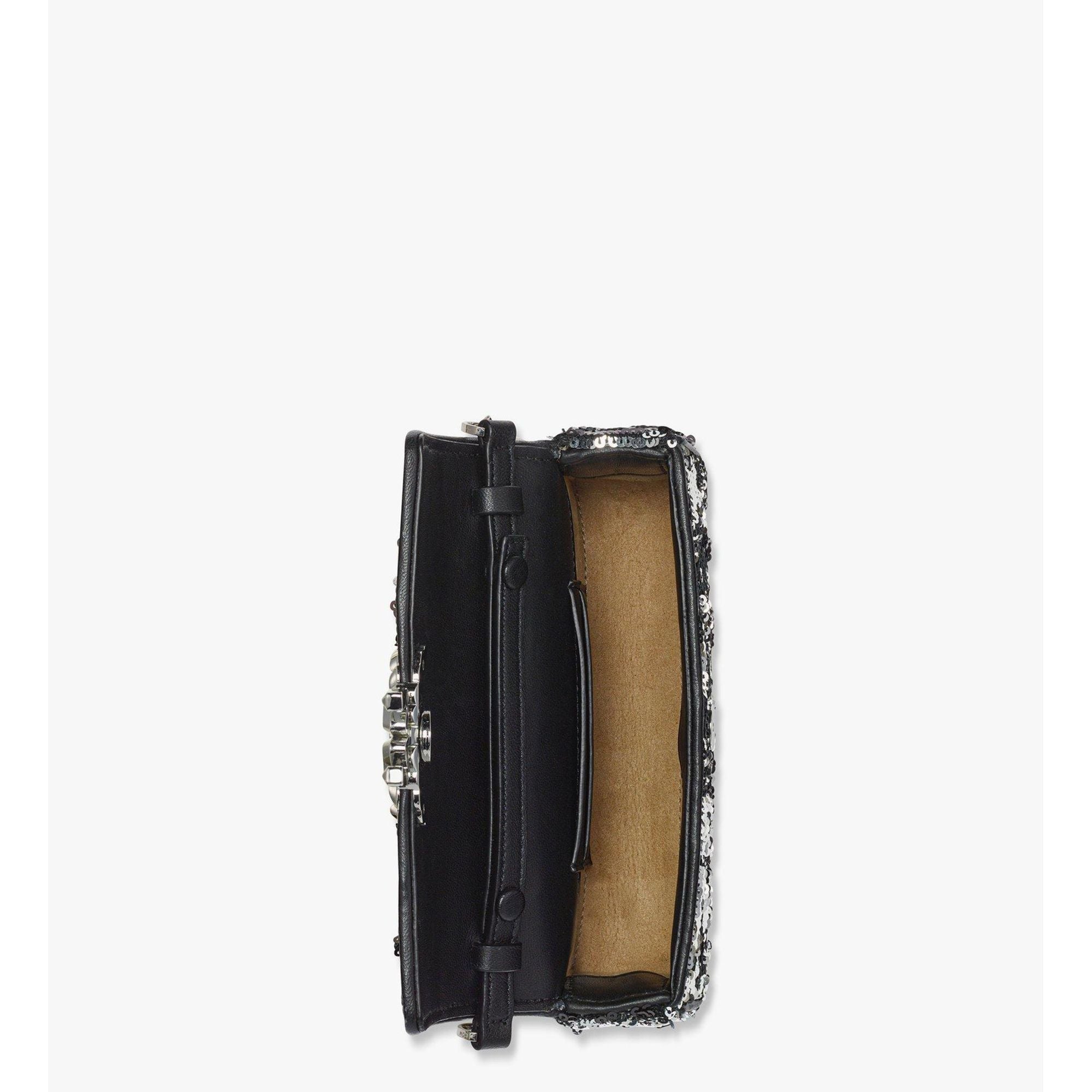 MCM Himmel Sequin Shoulder Bag