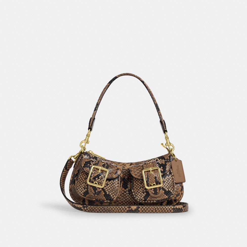 Coach Ashton Bag With Snake Print Im Mushroom Multi
