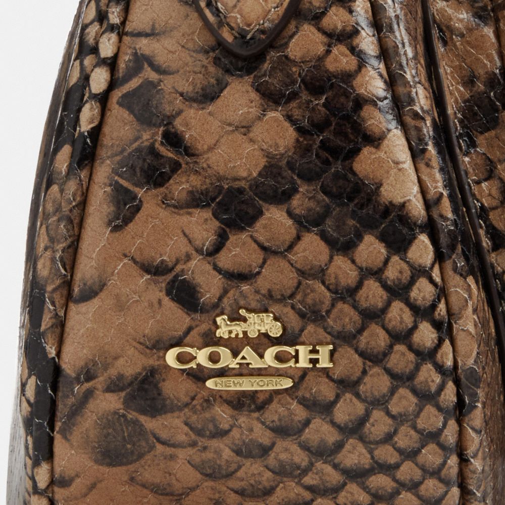 Coach Ashton Bag With Snake Print Im Mushroom Multi