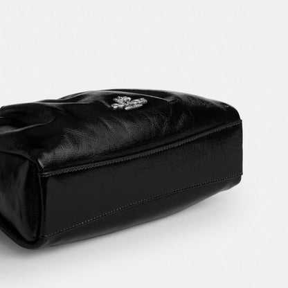 Coach Faye Shoulder Bag Silver