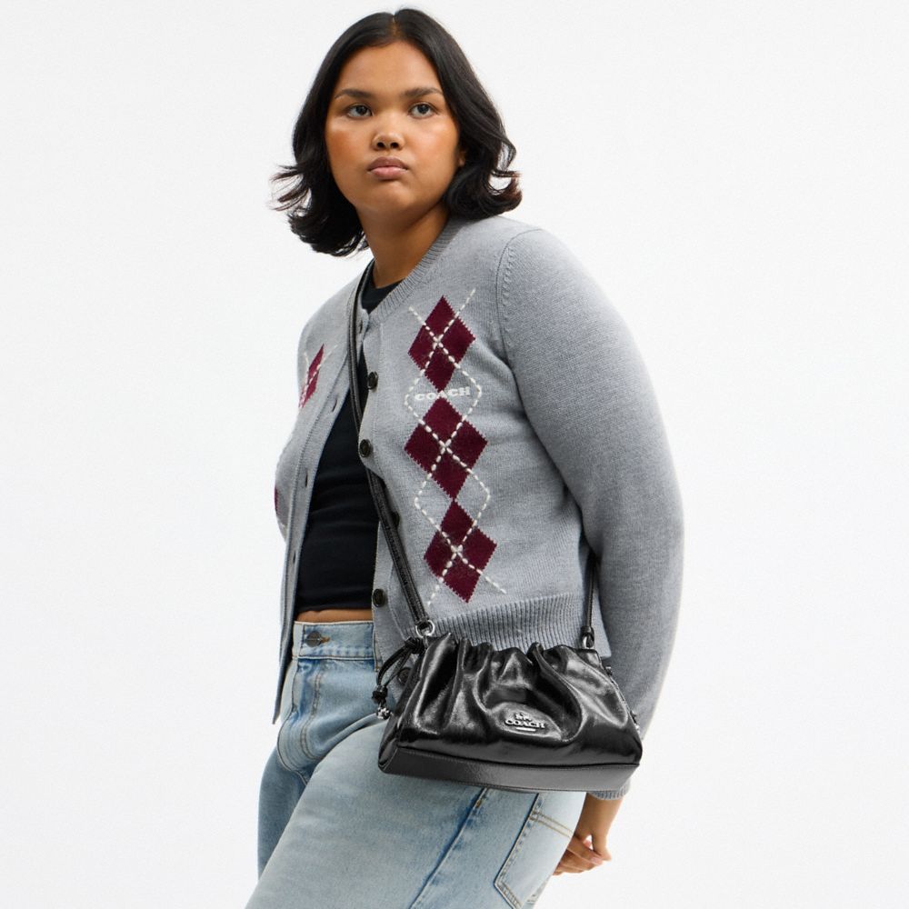 Coach Faye Shoulder Bag Silver