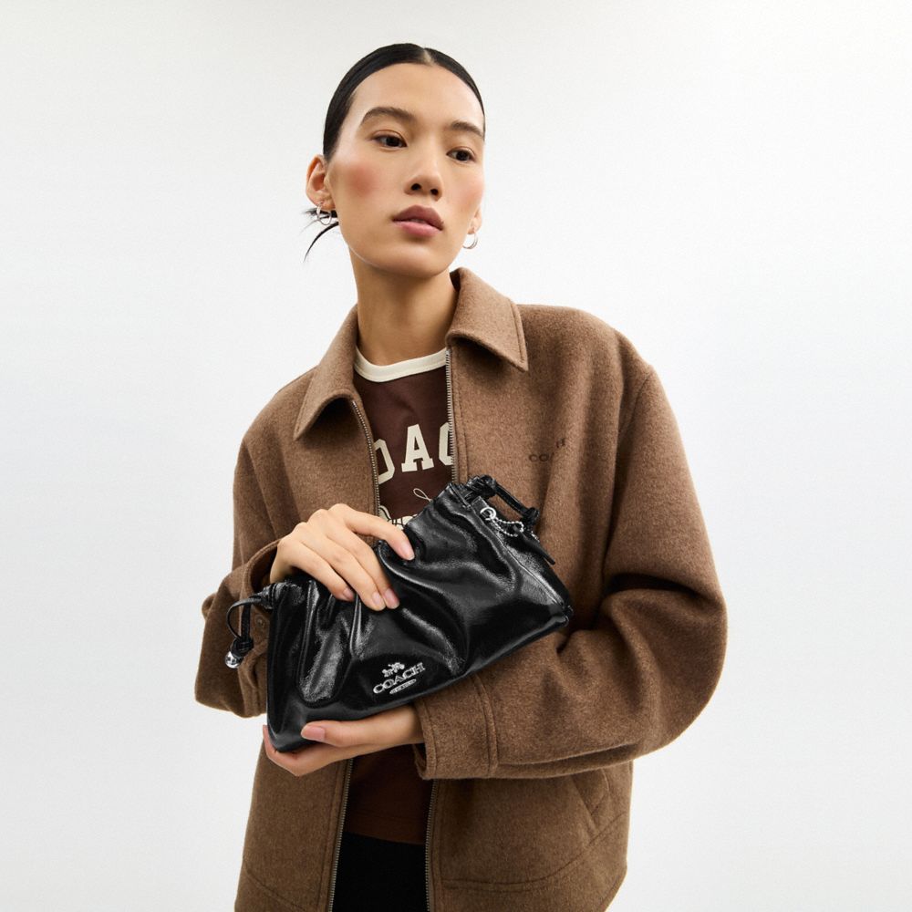 Coach Faye Shoulder Bag Silver