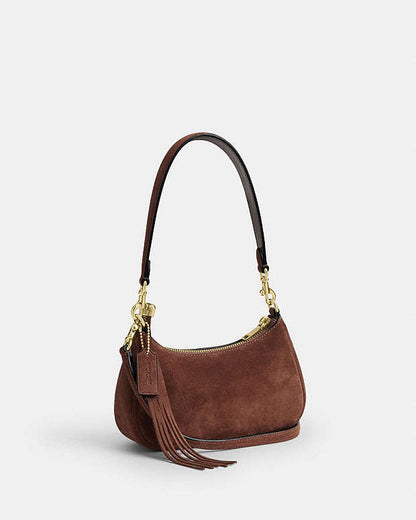 Teri Mini Crossbody Bag Suede-Im-Vintage Brown Suede-Im-Vintage Brown
