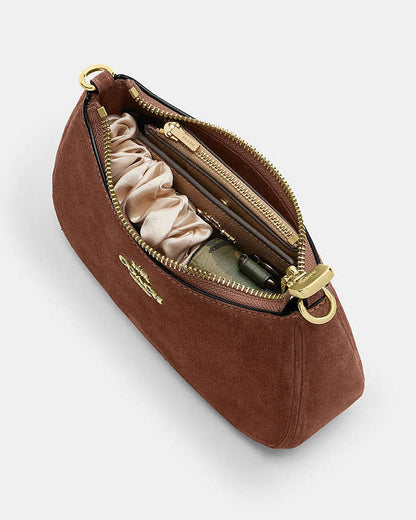 Teri Mini Crossbody Bag Suede-Im-Vintage Brown Suede-Im-Vintage Brown