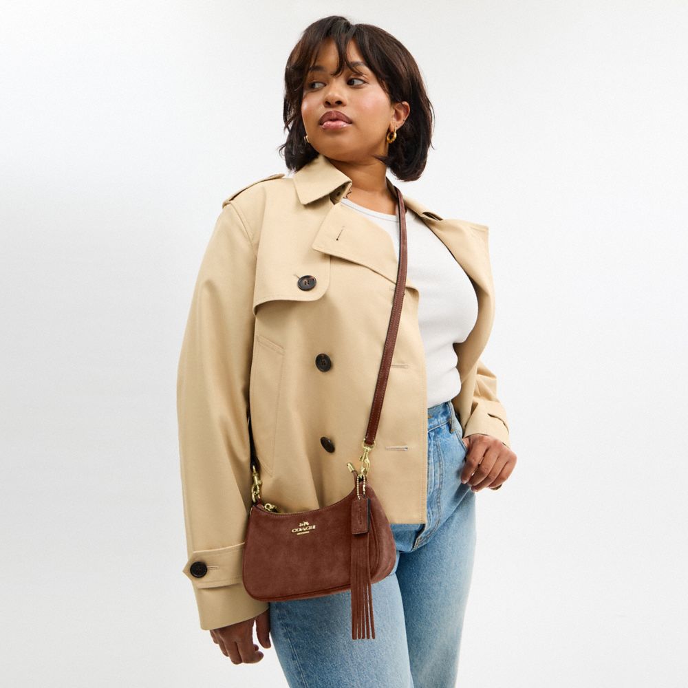 Coach Teri Mini Crossbody Bag Gold