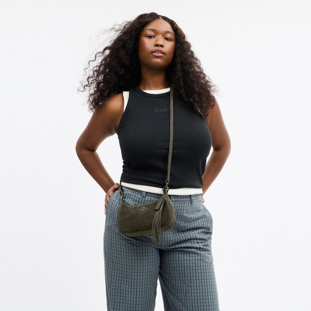 Coach Teri Mini Crossbody Bag Gunmetal