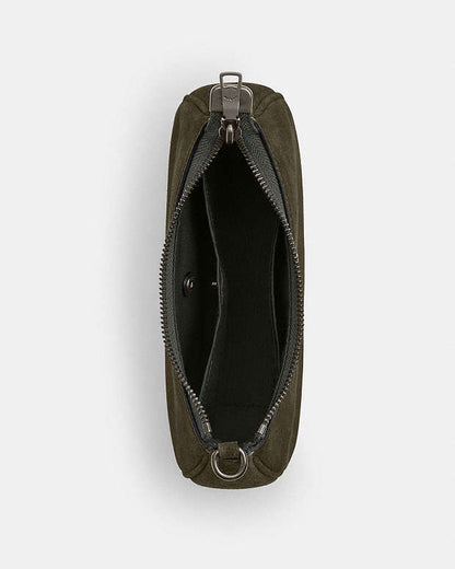 Teri Mini Crossbody Bag Suede-Qb-Army Green Suede-Qb-Army Green