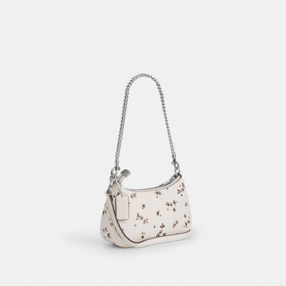 Coach Teri Mini Crossbody Bag With Star Print Silver Chalk Multi