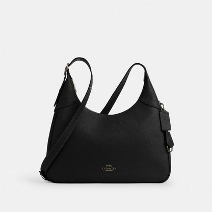 Coach Ella Shoulder Bag Gunmetal Black