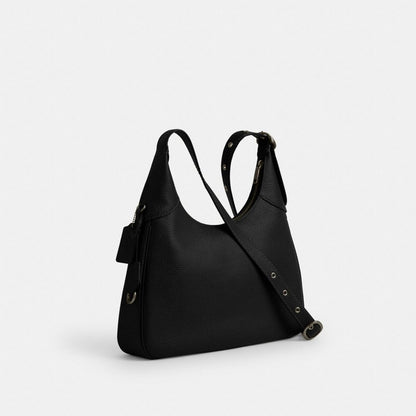Coach Ella Shoulder Bag Gunmetal Black