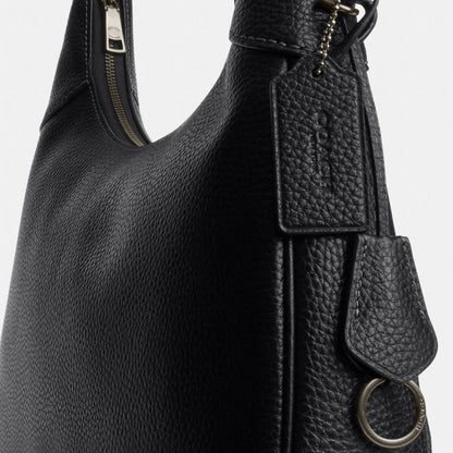 Coach Ella Shoulder Bag Gunmetal Black