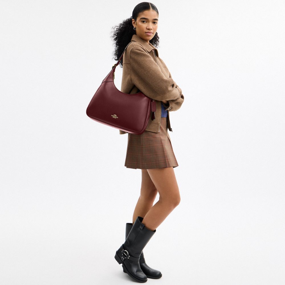 Coach Ella Shoulder Bag Im Maroon