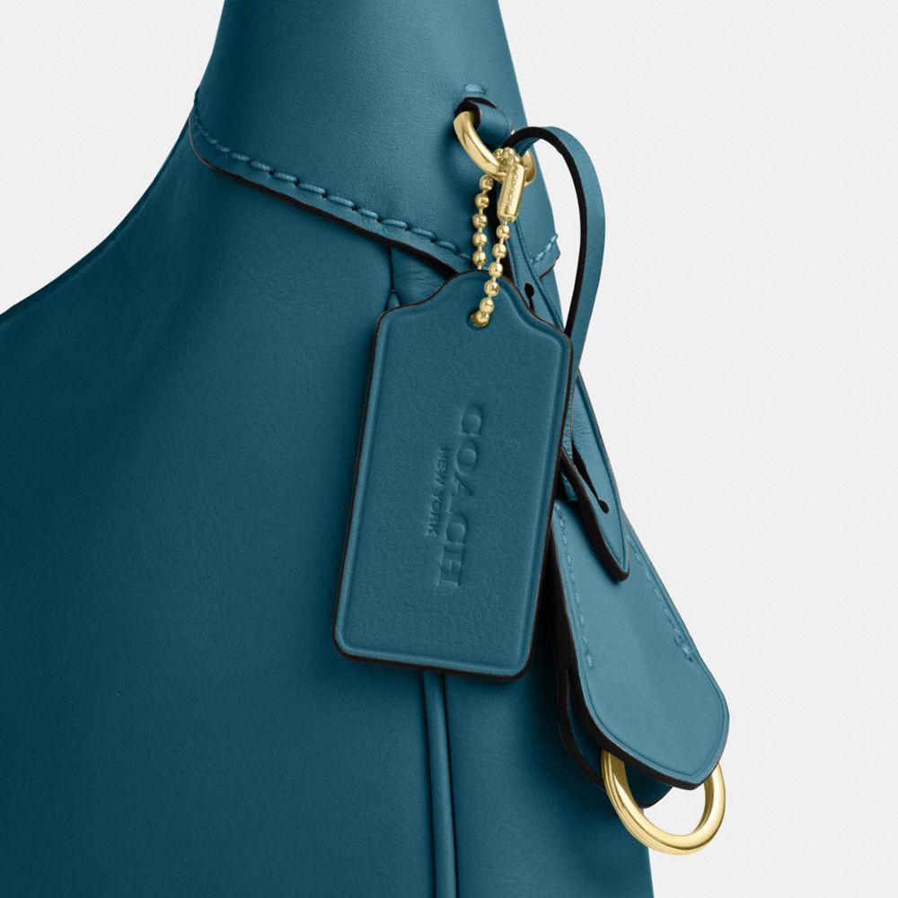 Coach Ella Shoulder Bag Gold Teal Ink – Kicks Machine