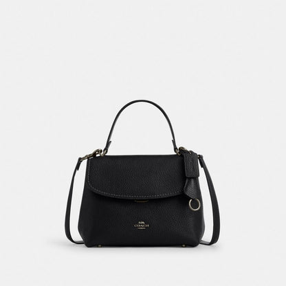 Coach Emory Top Handle Bag Gunmetal Black