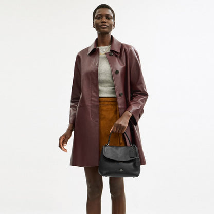 Coach Emory Top Handle Bag Gunmetal Black