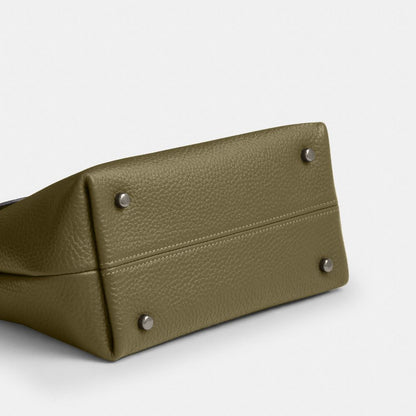 Coach Emory Top Handle Bag Gunmetal Olive
