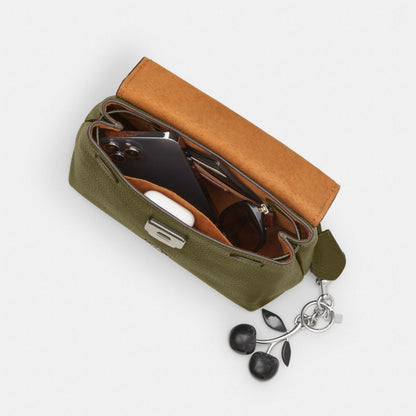 Coach Emory Top Handle Bag Gunmetal Olive