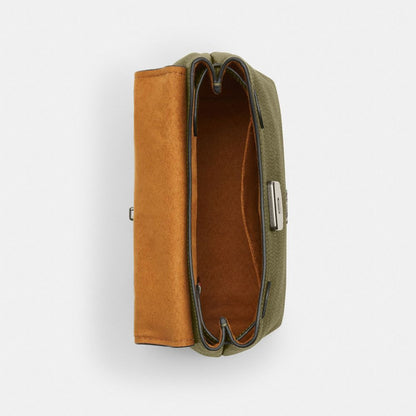 Coach Emory Top Handle Bag Gunmetal Olive