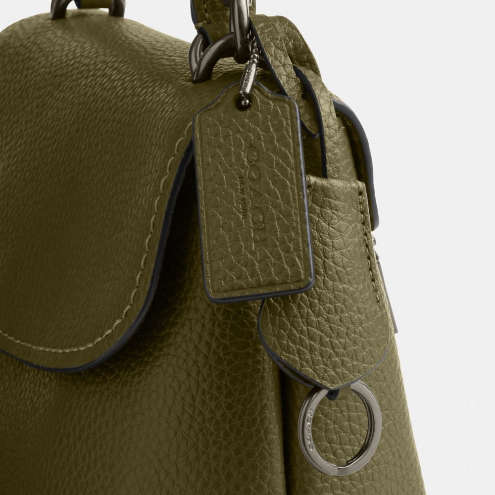 Coach Emory Top Handle Bag Gunmetal Olive
