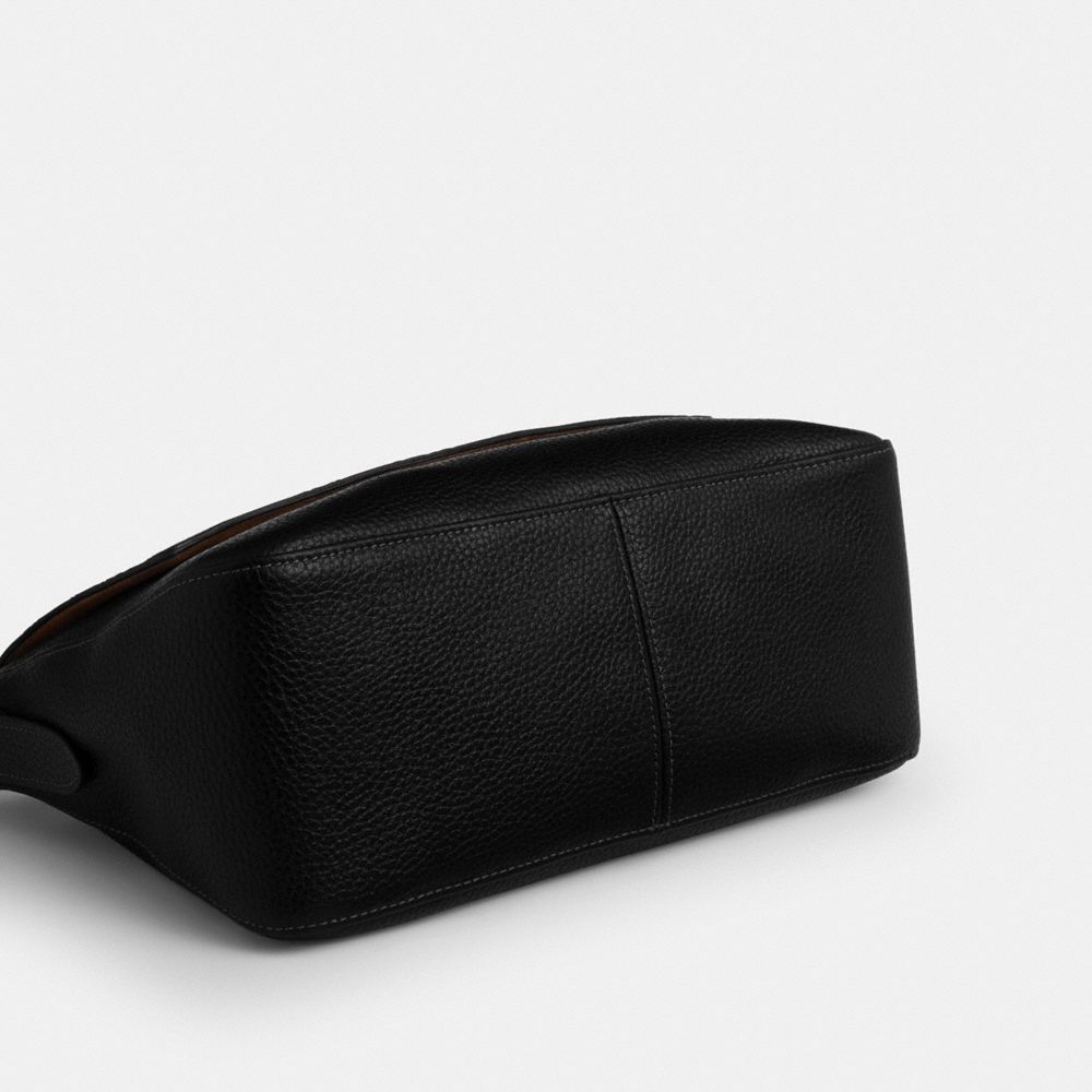 Coach Etta Flap Bag Gunmetal Black