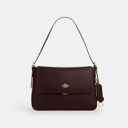 Coach Etta Flap Bag Gold