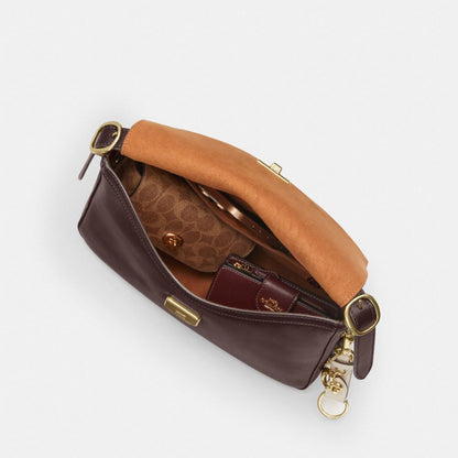 Coach Etta Flap Bag Gold