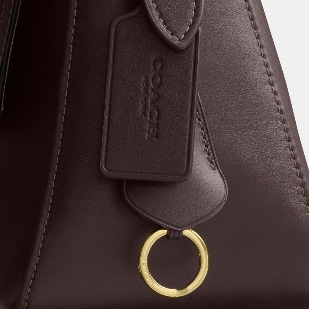 Coach Etta Flap Bag Gold