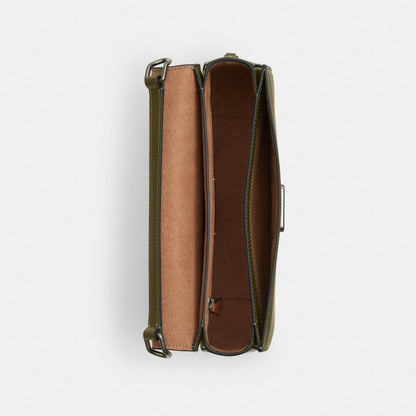 Coach Harper Shoulder Bag Gunmetal Olive