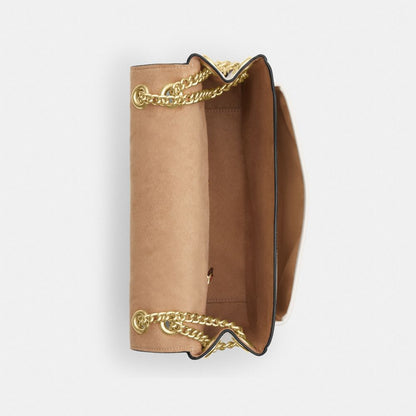 Coach Elodie Crossbody Bag Gold Chalk