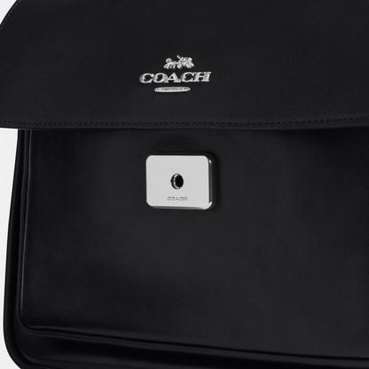 Coach Elodie Crossbody Bag Silver Black