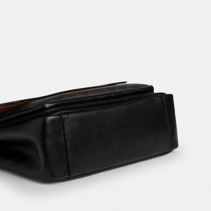 Coach Elodie Crossbody Bag In Signature Canvas Gold Walnut Black