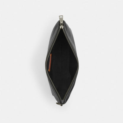 Coach Pouch Gunmetal Black